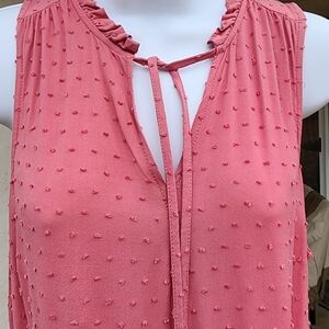 Lucky Brand Pink Halter Maxi Sundress